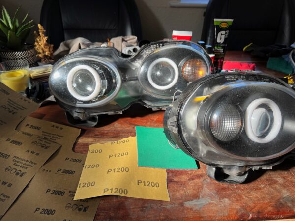 Jaguar X-Type Pair of Refurbished Headlights - Image 9