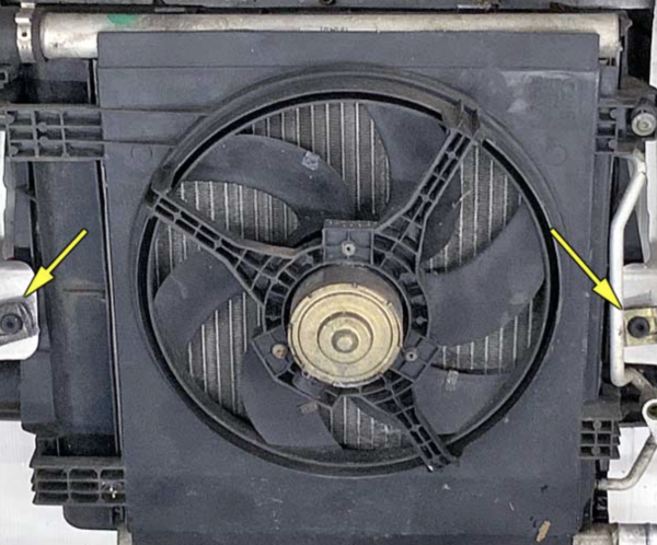Smart 450 Full Radiator Set PUNCTURED